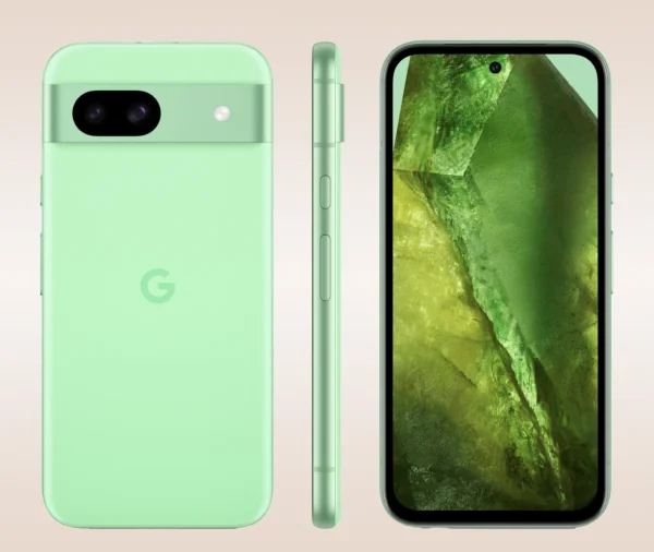 So sanh thiet ke tong the Google Pixel 9a vuong vuc va Pixel 8a bo cong 8a