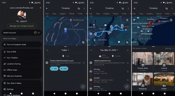 Hướng Dẫn Kiểm Soát Quyền Riêng Tư Trên Google: 4 Bước Đơn Giản Để Bảo Vệ Dữ Liệu Cá Nhân 6 Người dùng có thể tắt tính năng Google Maps Timeline để bảo vệ quyền riêng tư. (Nguồn: PCMag)