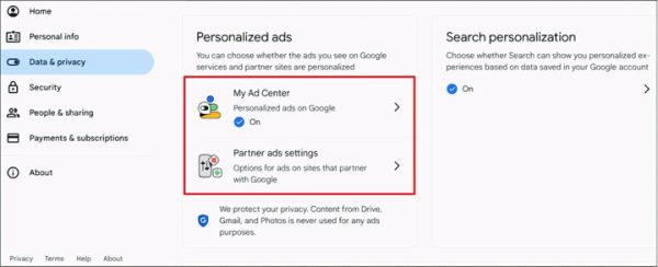 Hướng Dẫn Kiểm Soát Quyền Riêng Tư Trên Google: 4 Bước Đơn Giản Để Bảo Vệ Dữ Liệu Cá Nhân 7 Người dùng có thể kiểm soát cách Google cá nhân hóa quảng cáo và tìm kiếm, giảm thiểu việc thu thập dữ liệu. (Nguồn: PCMag)