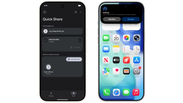 Google Quick Share có thể Airdrop trực tiếp cho iPhone Trên Pixel 10sr | PhoneZStore.vn