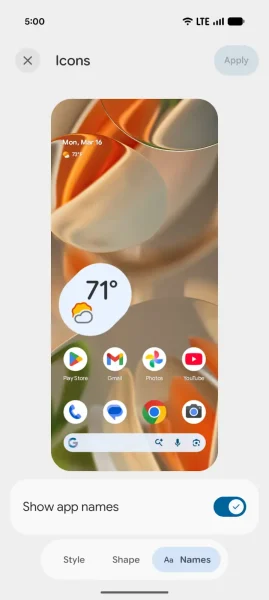 Google Phát Hành Android 17 Beta 3 Cho Pixel 8 Tùy chính tên ứng dụng Android 17 | PhoneZStore.vn